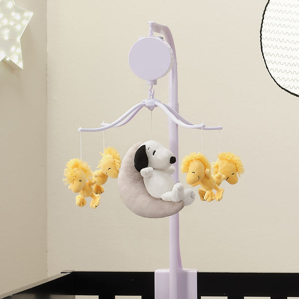 Snoopy Love Musical Baby Crib Mobile by Bedtime Originals