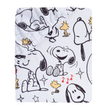 Snoopy Love Fitted Crib Sheet by Bedtime Originals