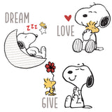 Snoopy Love Wall Decals by Bedtime Originals