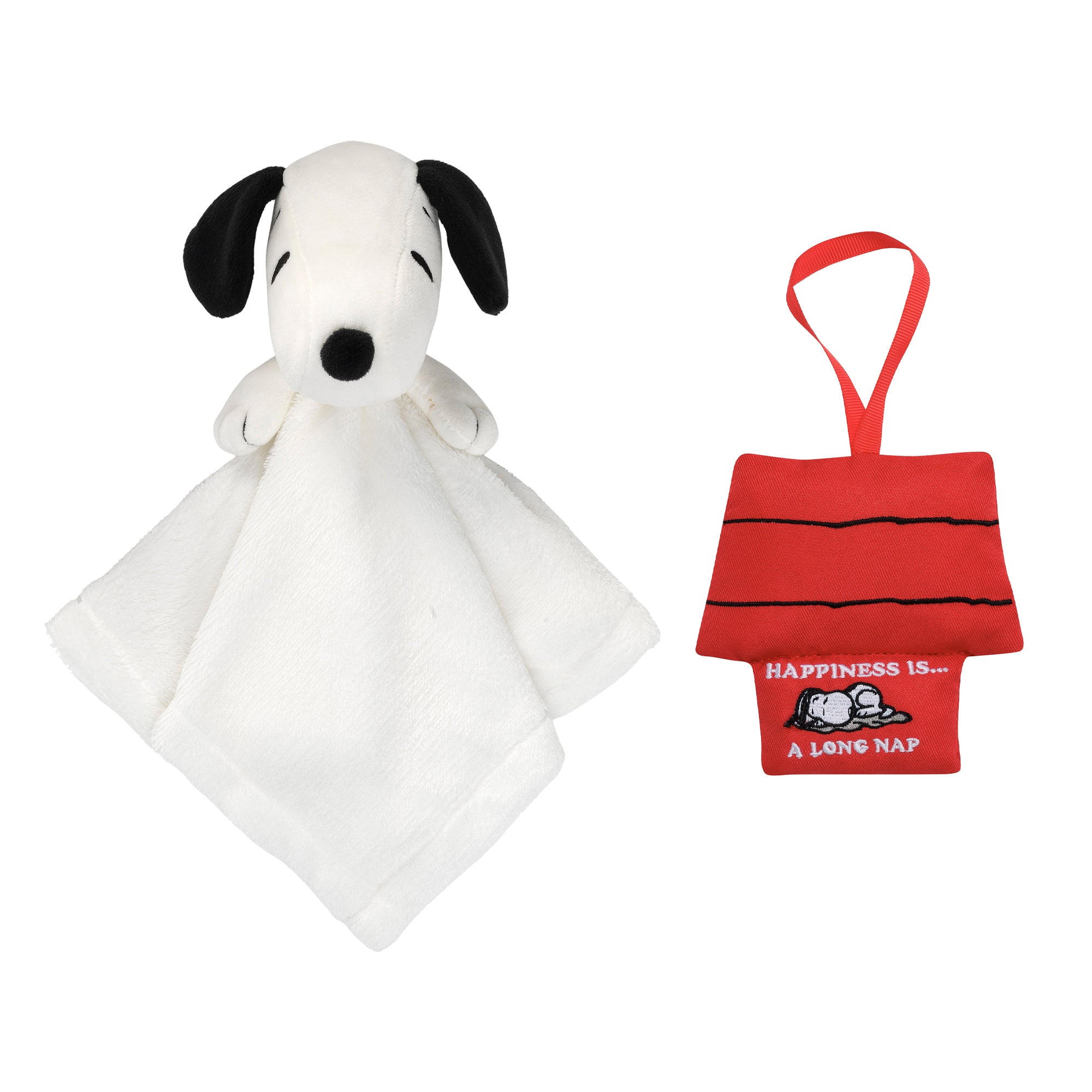 Snoopy Lovey & Door Pillow Gift Set by Lambs & Ivy