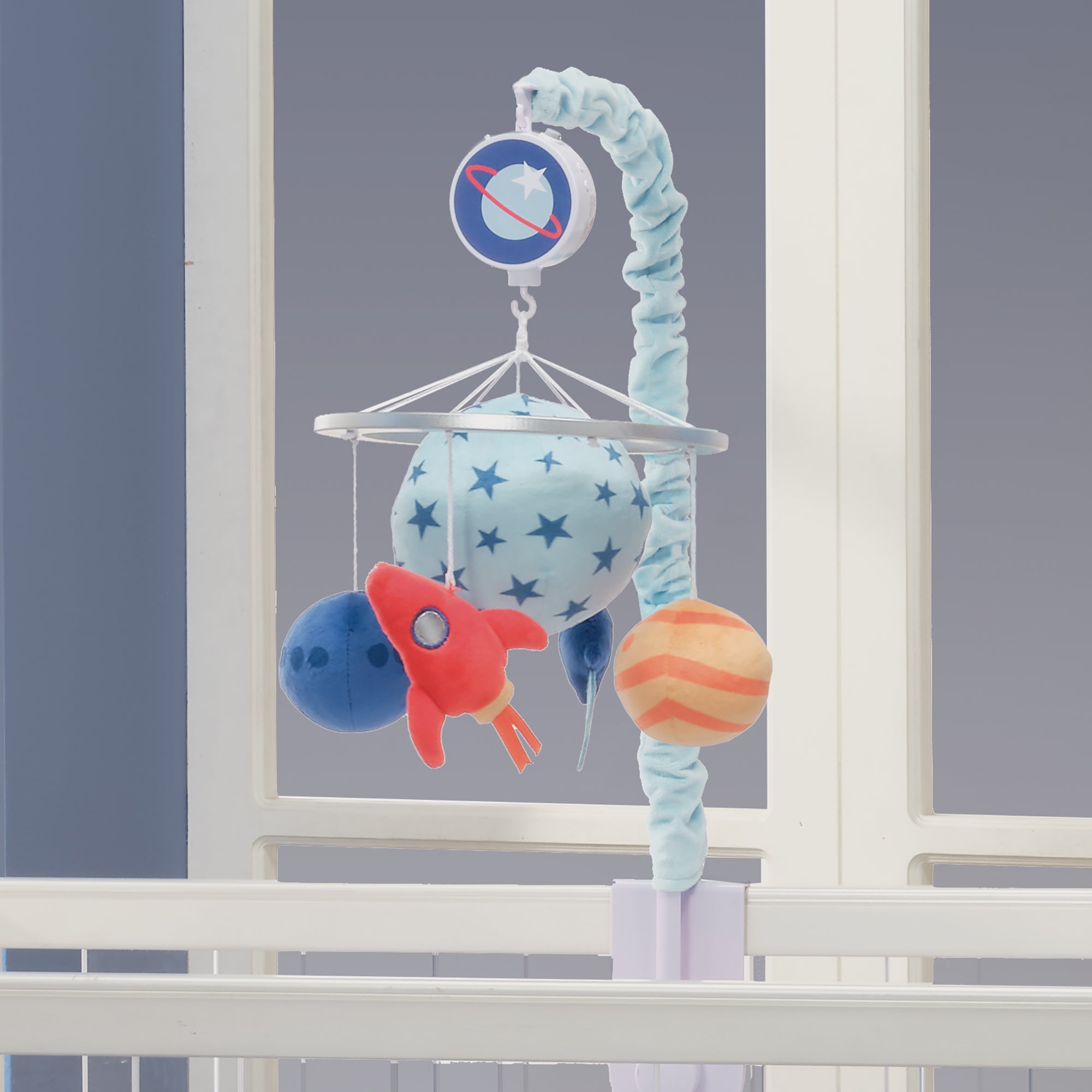 Space Galaxy Musical Baby Crib Mobile by Little Lambs & Ivy