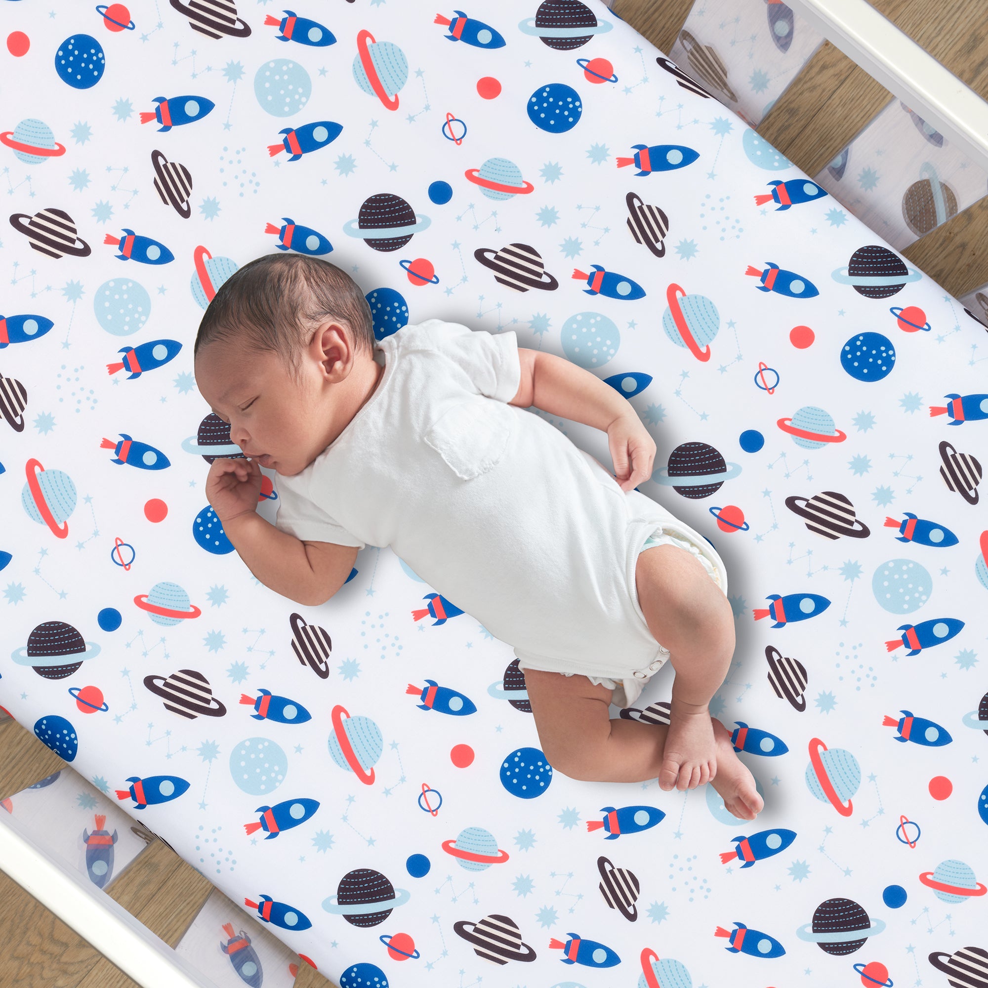 Space Galaxy 3-Piece Crib Bedding Set by Little Lambs & Ivy