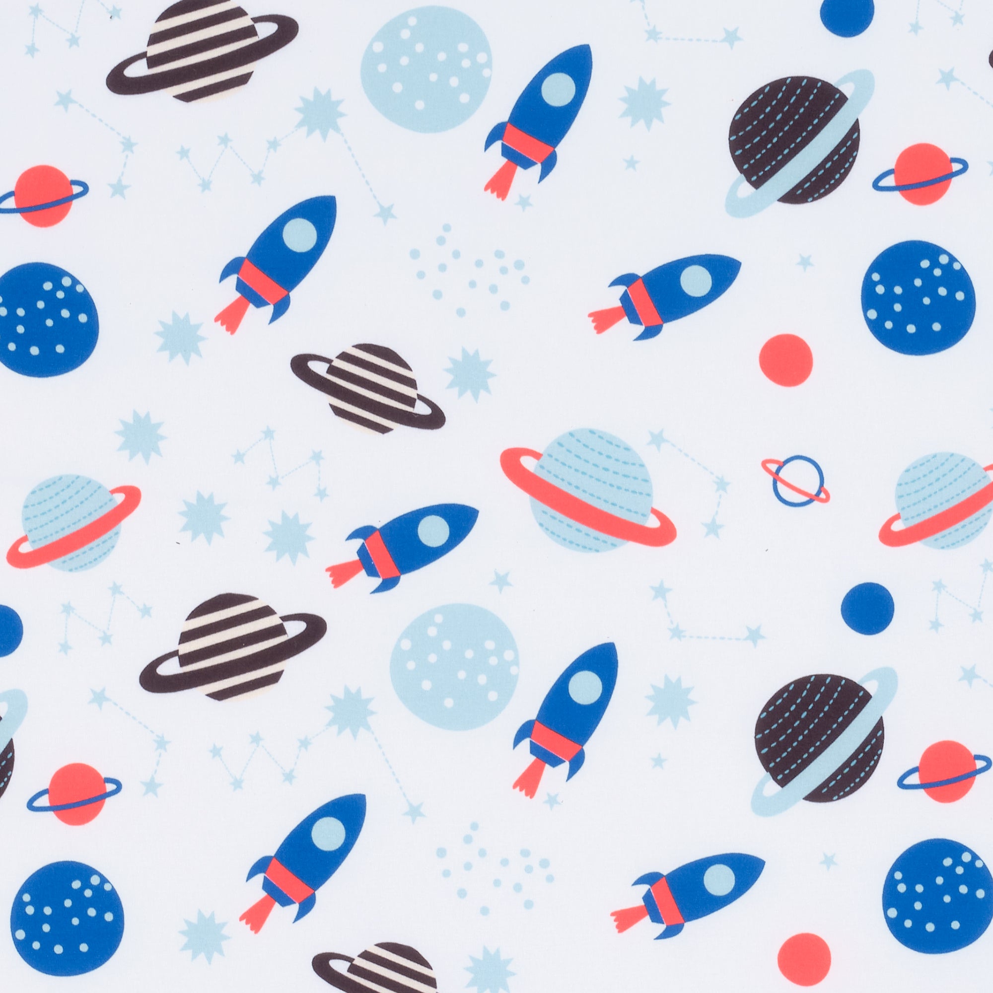Space Galaxy Fitted Crib Sheet by Little Lambs & Ivy