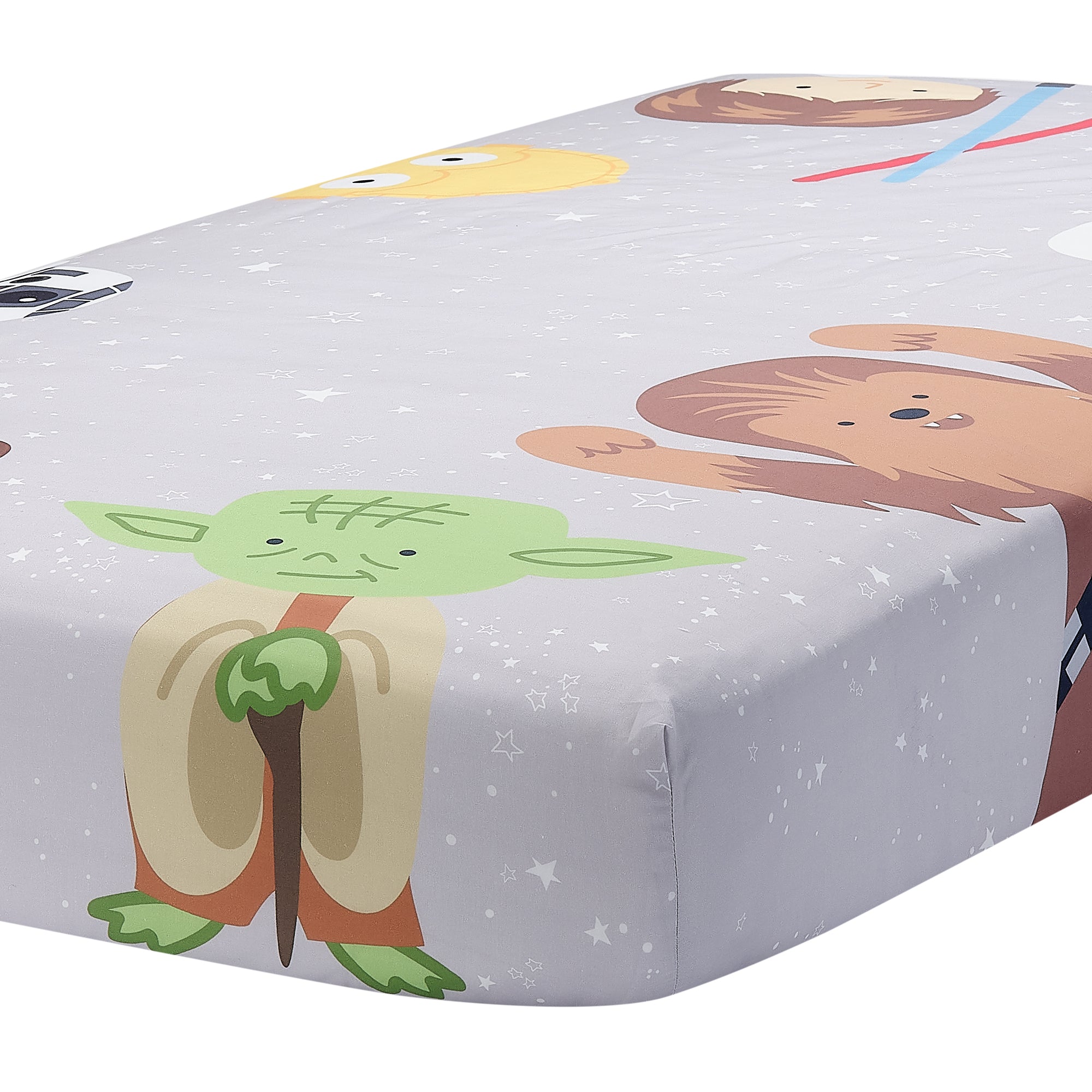 Star Wars Galaxy Fitted Crib Sheet by Lambs & Ivy