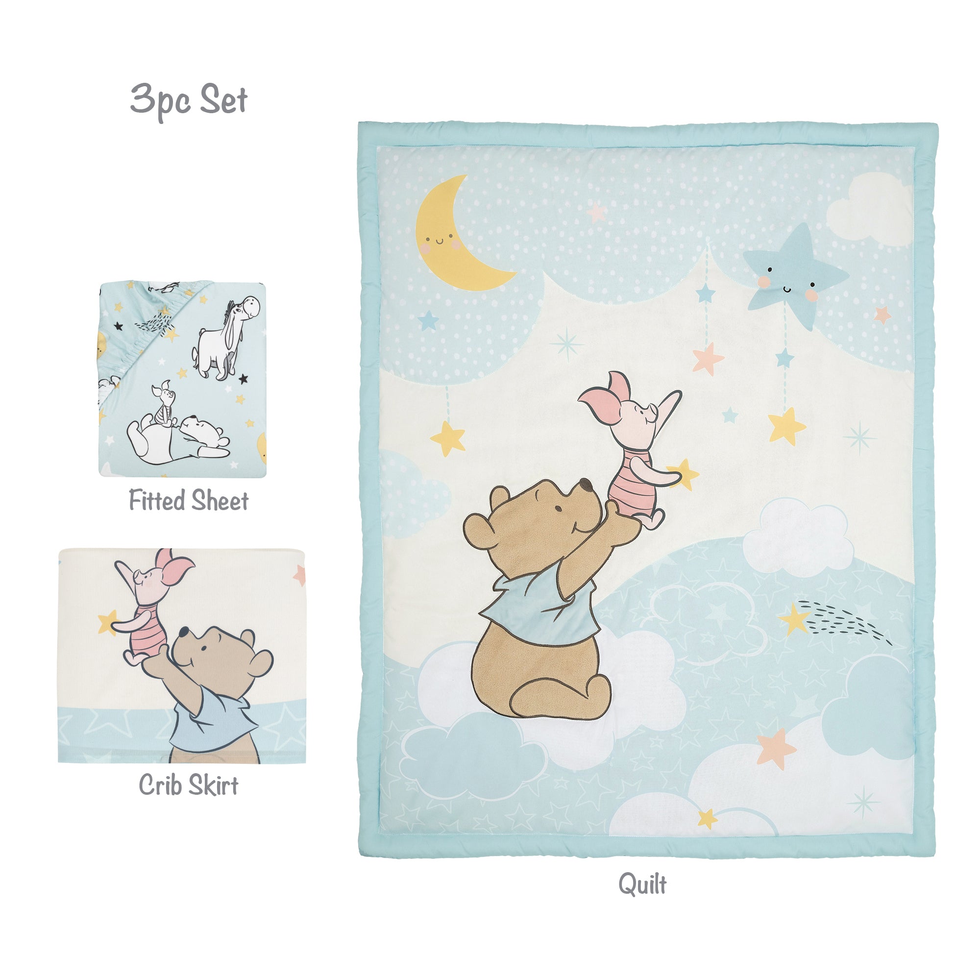 Starlight Pooh 3-Piece Crib Bedding Set by Bedtime Originals