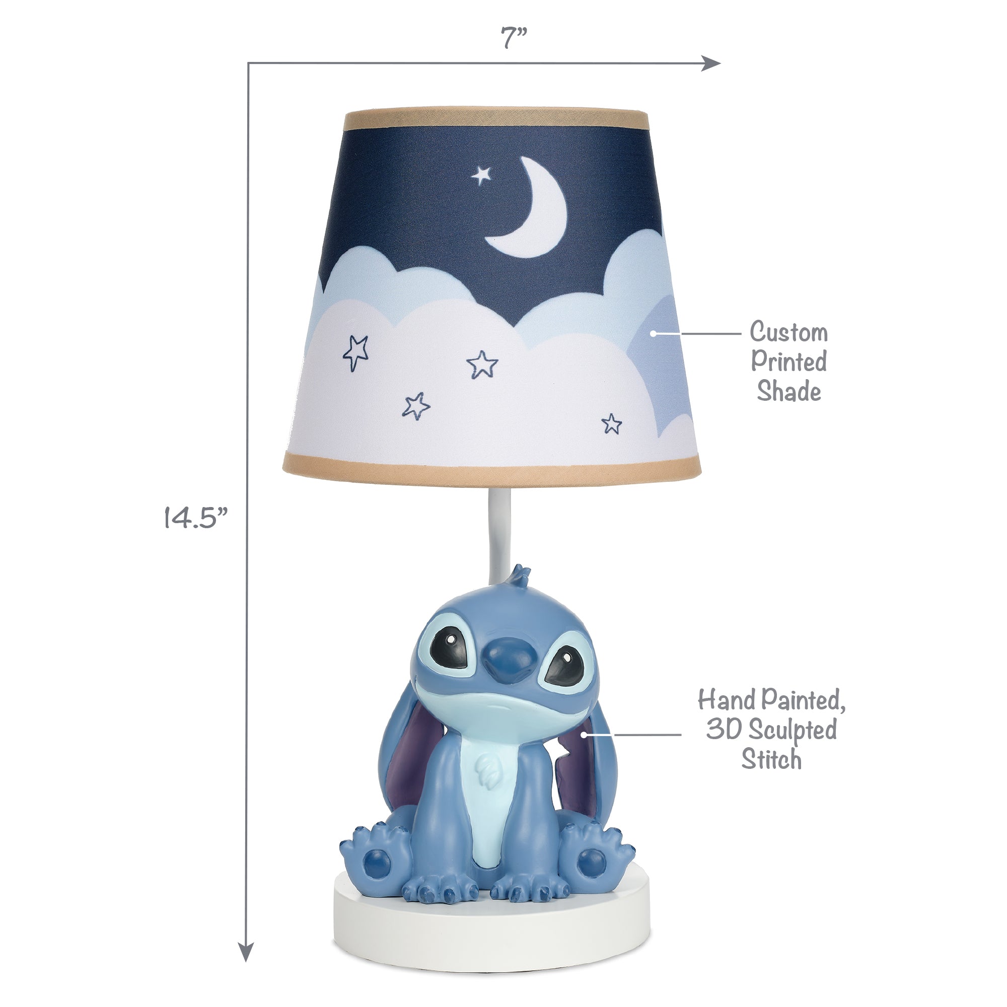 Stitch Lamp with Shade by Bedtime Originals