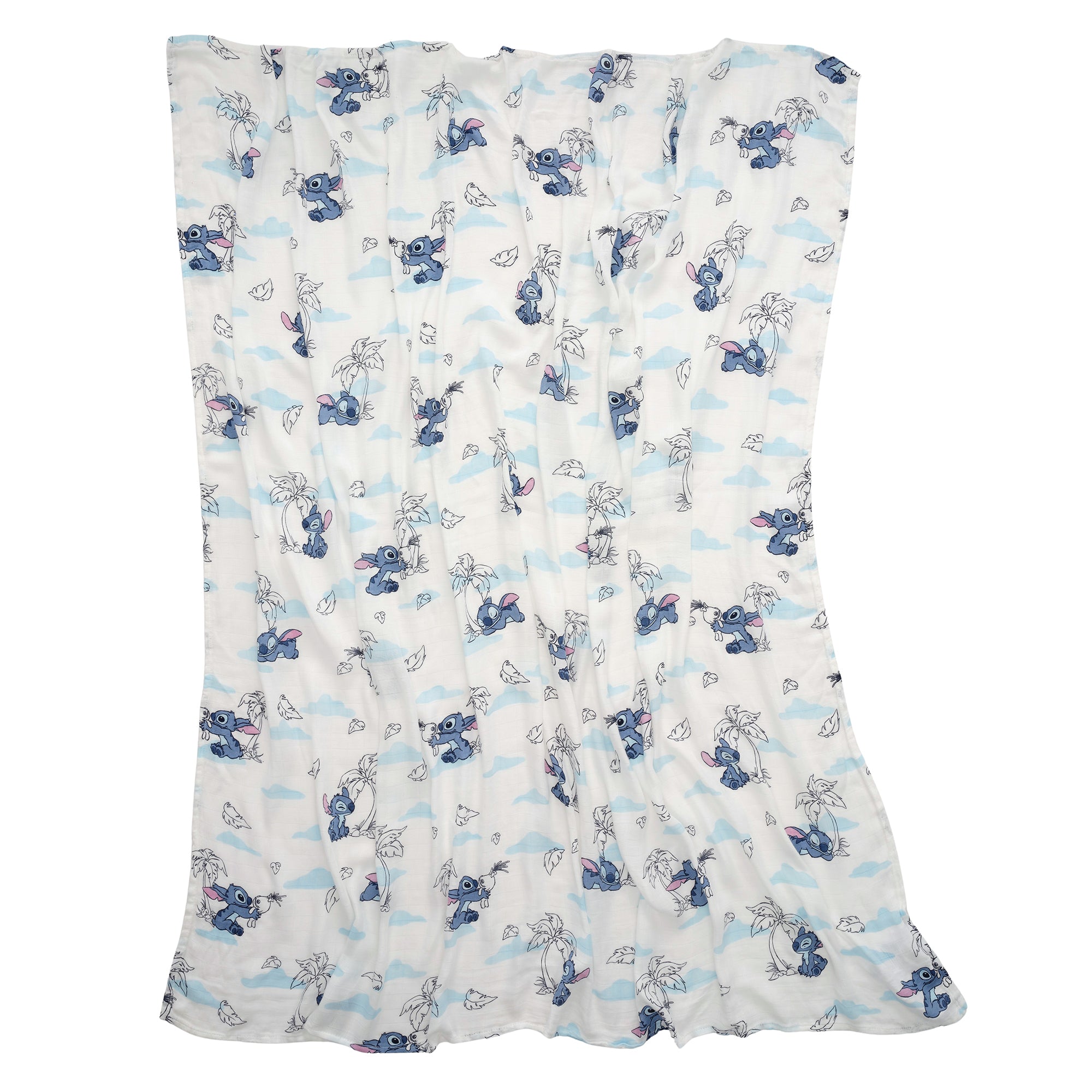 Stitch Swaddle Blanket & Plush Gift Set by Lambs & Ivy