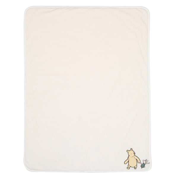 Storytime Pooh Baby Blanket by Lambs & Ivy