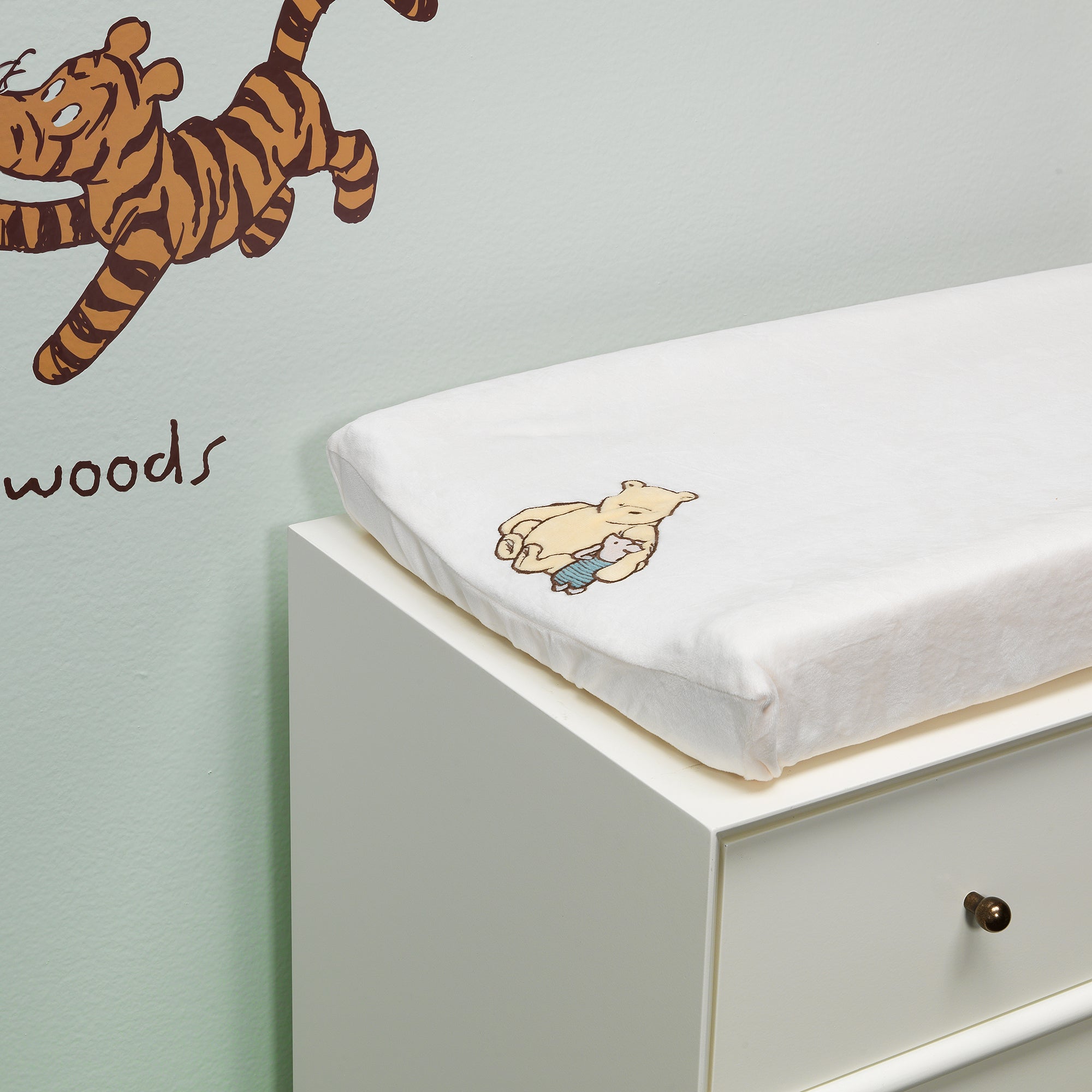 Storytime Pooh Changing Pad Cover by Lambs & Ivy