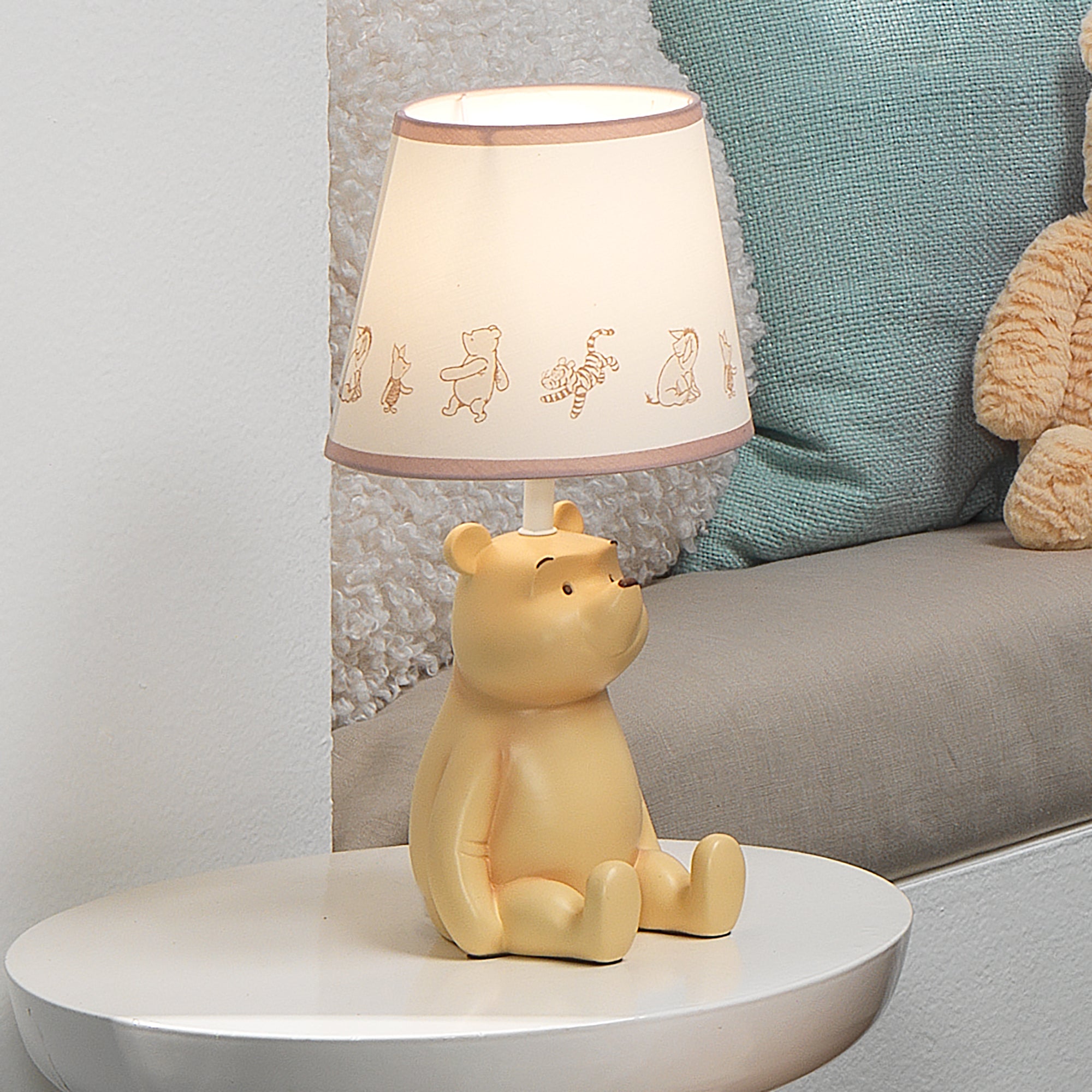 Disney Baby Storytime Pooh 3D Table Lamp with Shade – Lambs & Ivy