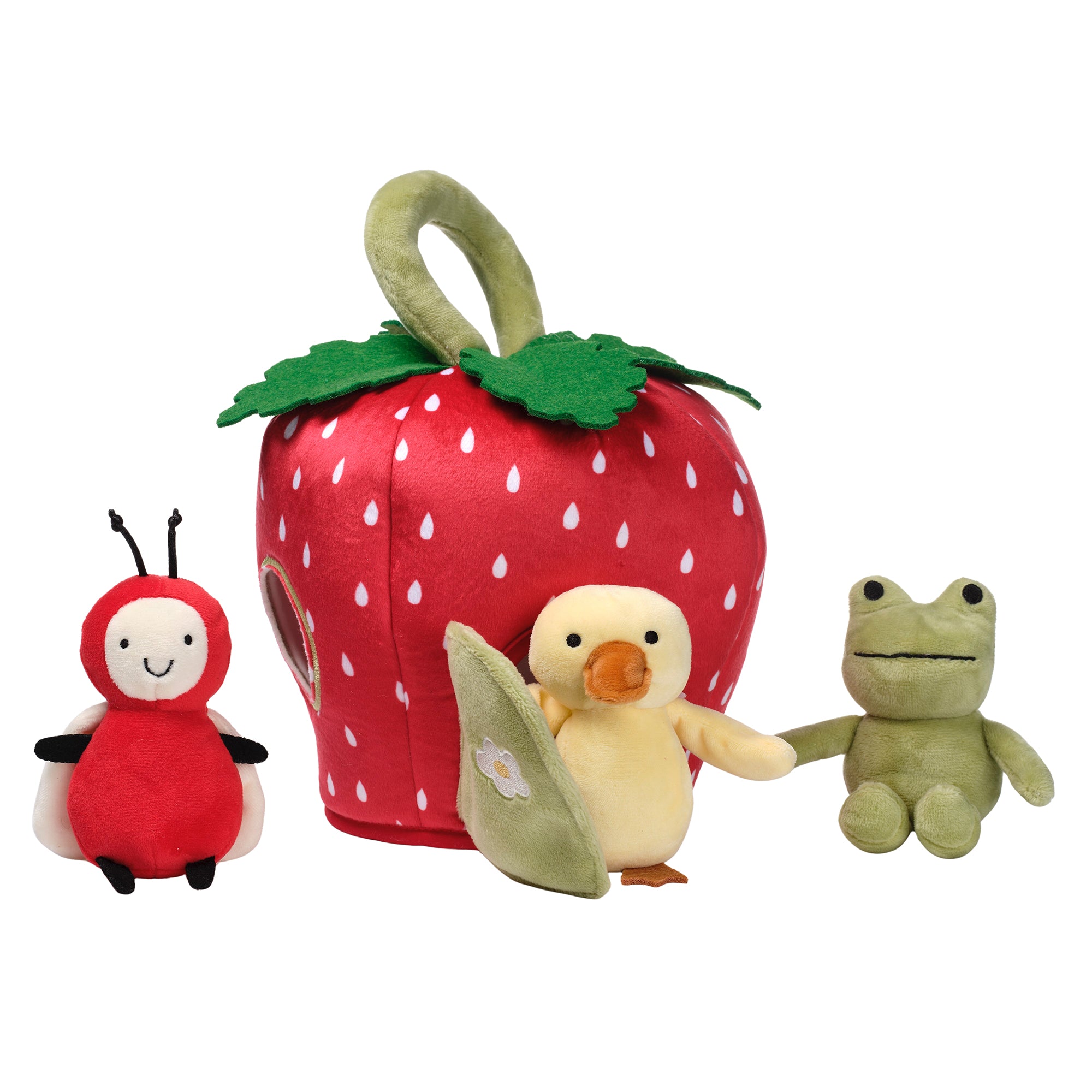 Strawberry Plush Interactive Play Set by Lambs & Ivy