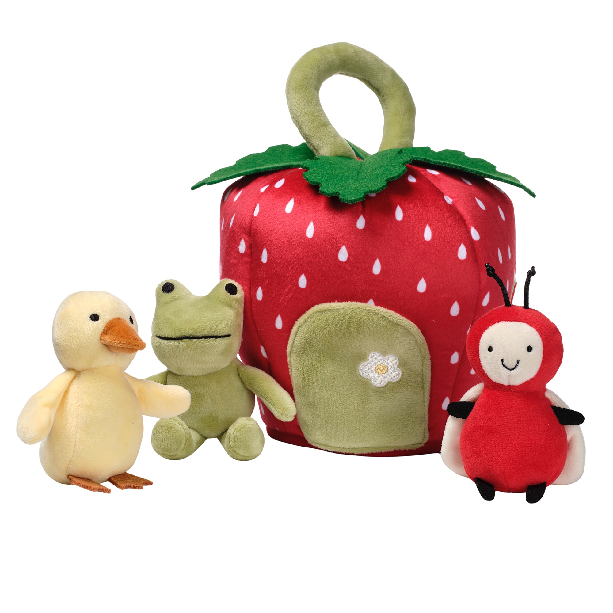 Strawberry Plush Interactive Play Set by Lambs & Ivy