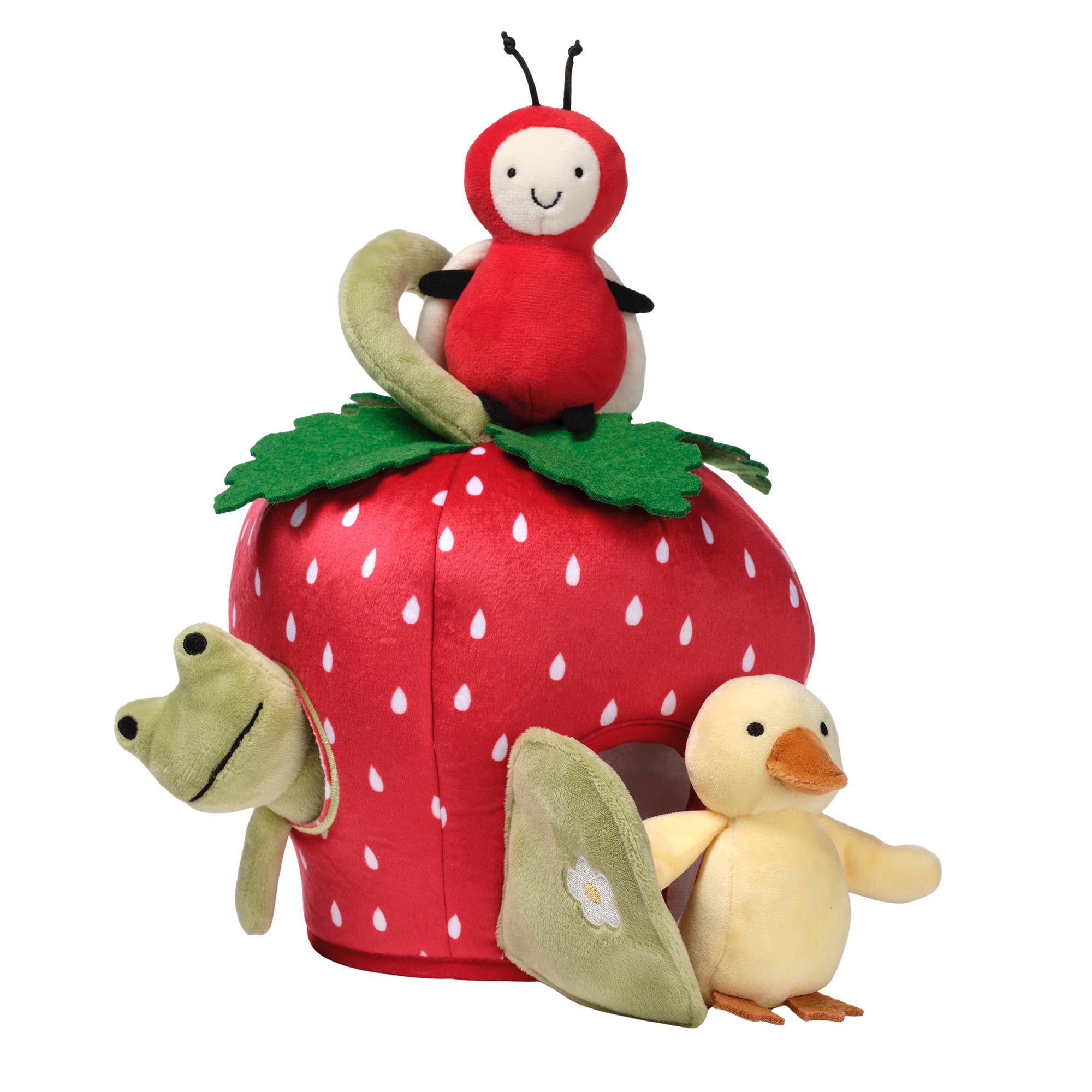 Strawberry Plush Interactive Play Set by Lambs & Ivy