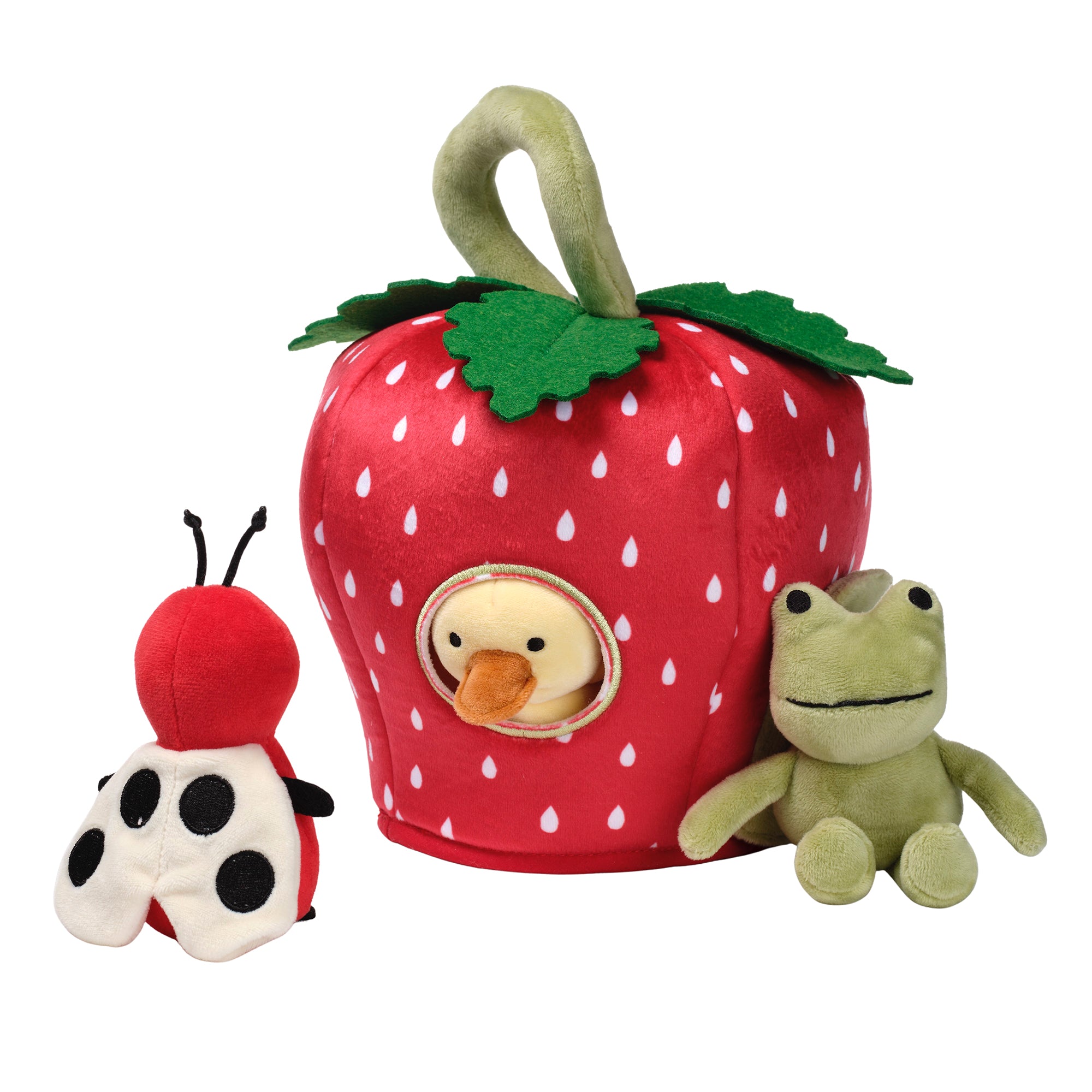 Strawberry Plush Interactive Play Set by Lambs & Ivy