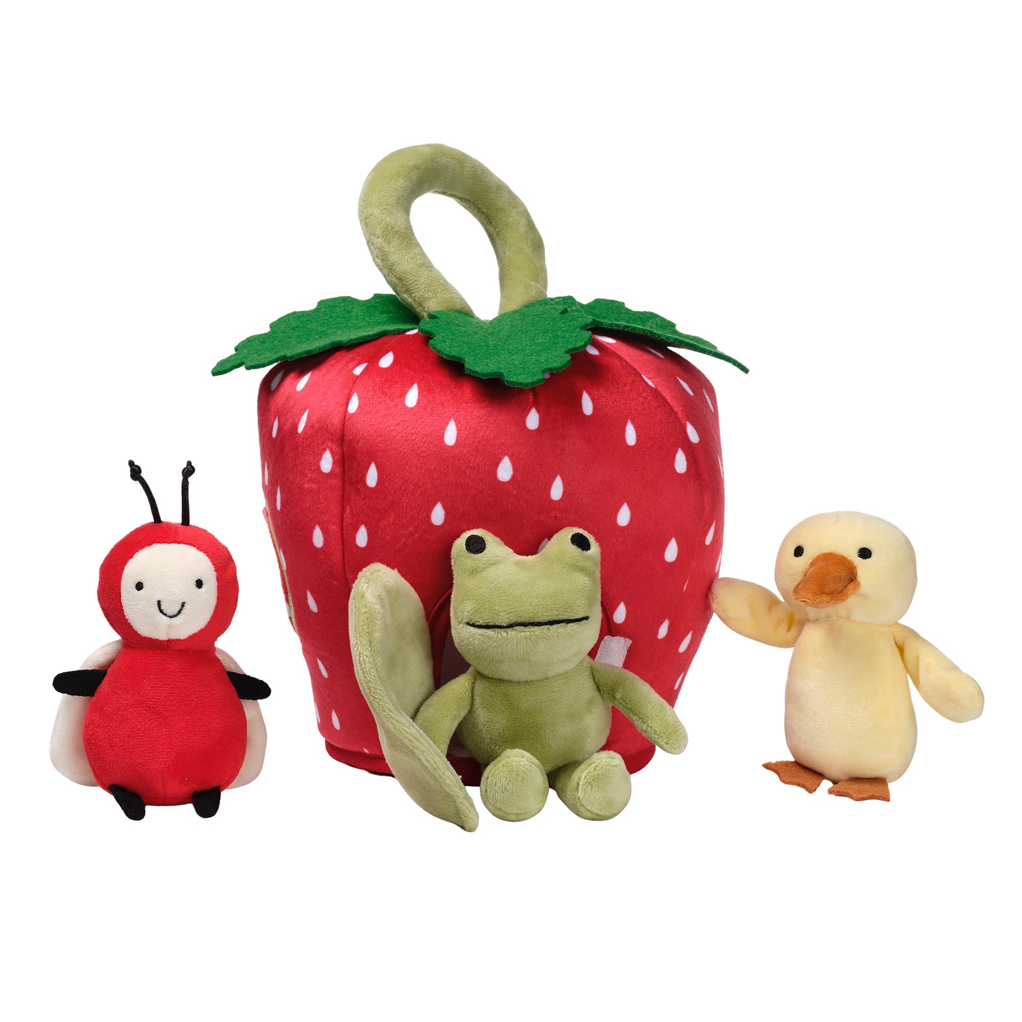 Strawberry Plush Interactive Play Set by Lambs & Ivy