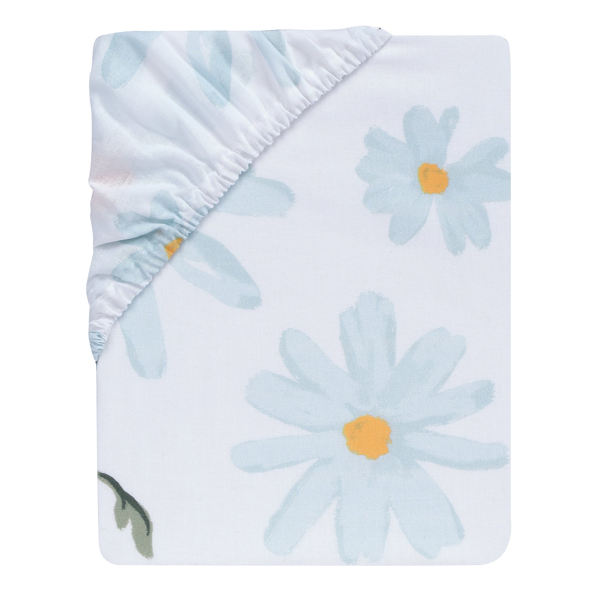 Sweet Daisy Cotton Fitted Crib Sheet by Lambs & Ivy