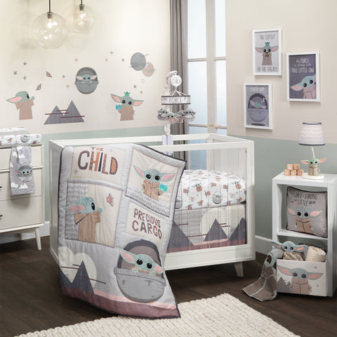 Star Wars The Child 3-Piece Crib Bedding Set by Lambs & Ivy