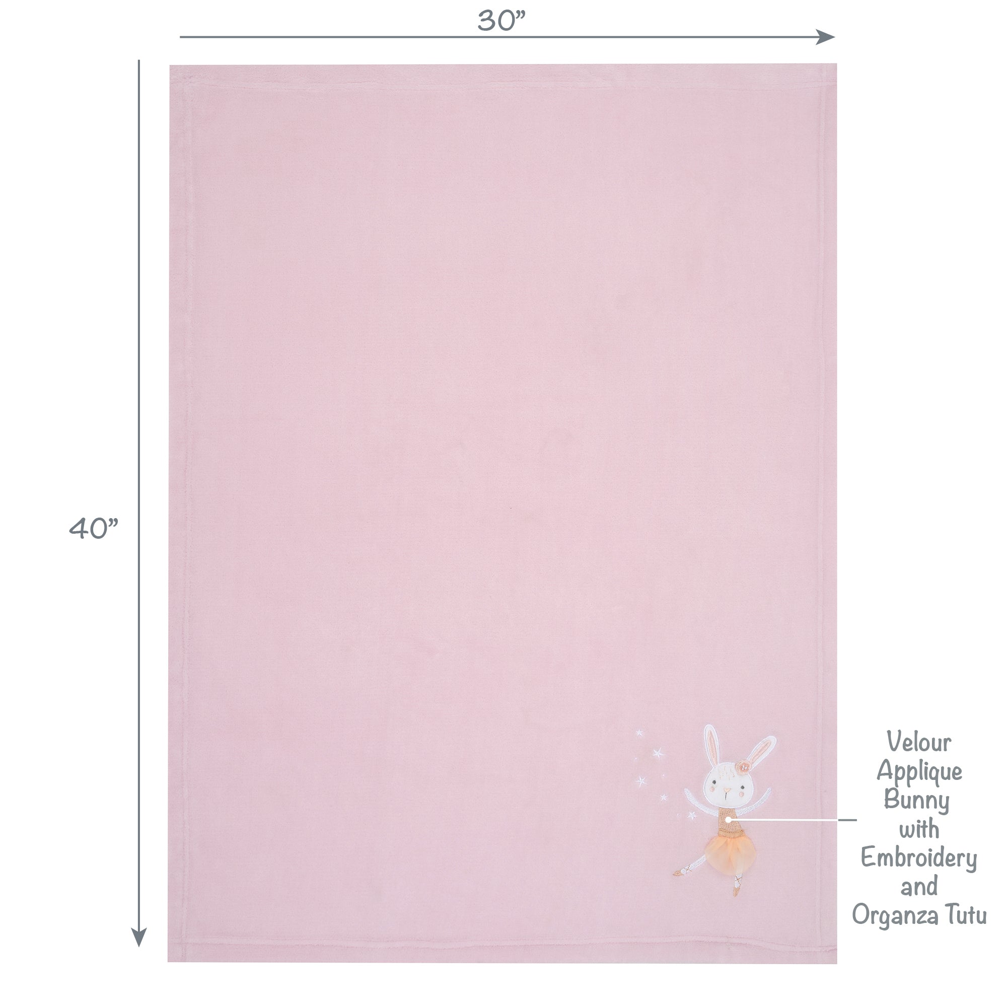 Tiny Dancer Baby Blanket by Bedtime Originals