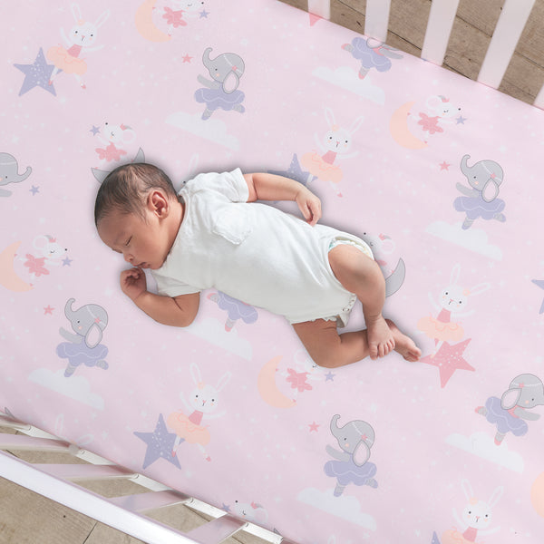 Tiny Dancer Fitted Crib Sheet by Bedtime Originals