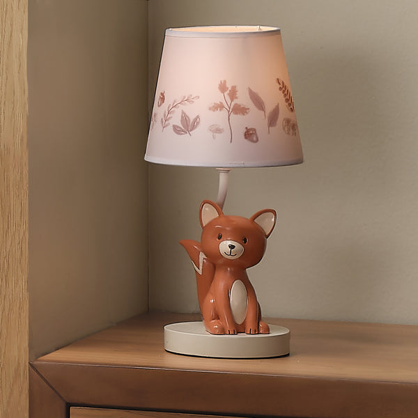 Treetop Fox Lamp with Shade & Bulb by Lambs & Ivy