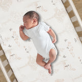 Treetop Fox Cotton Fitted Crib Sheet by Lambs & Ivy