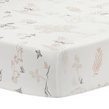 Treetop Fox Cotton Fitted Crib Sheet by Lambs & Ivy