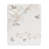 Treetop Fox Cotton Fitted Crib Sheet by Lambs & Ivy