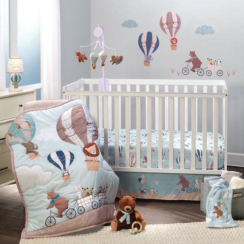 Up Up & Away 3-Piece Crib Bedding Set by Bedtime Originals