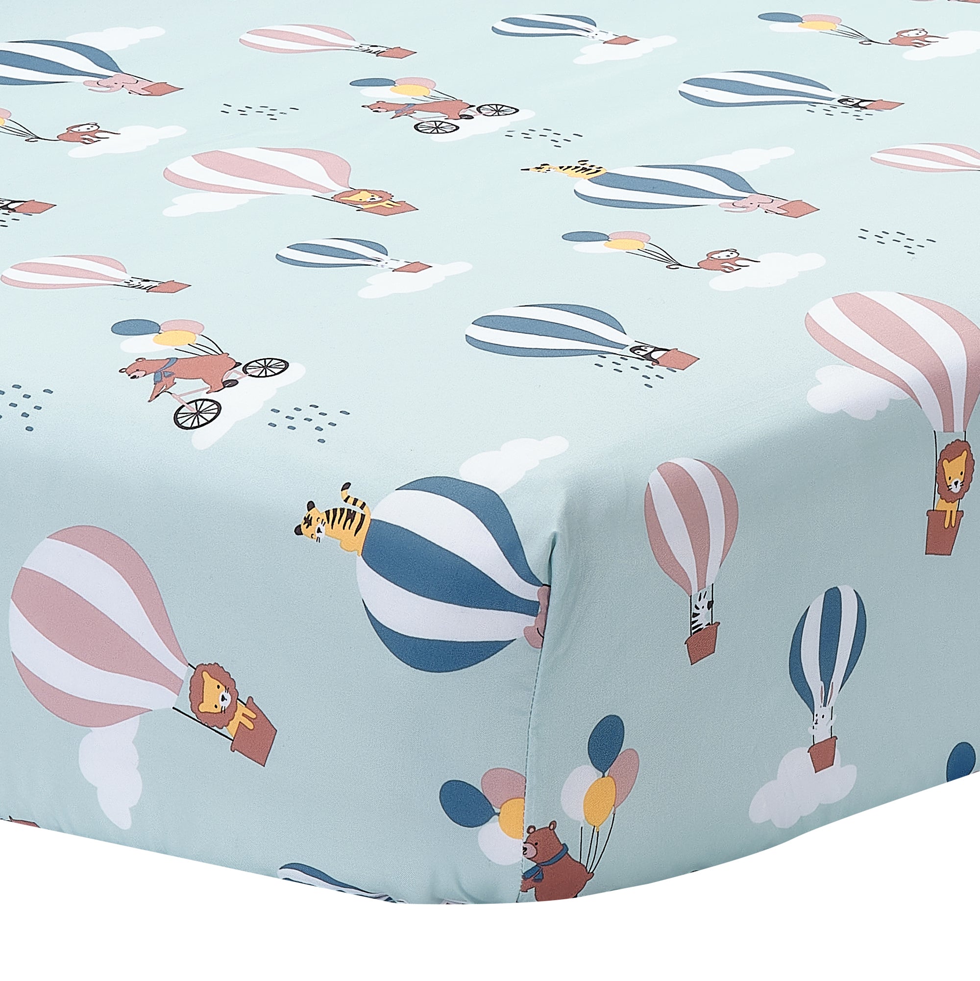 Up Up & Away Fitted Crib Sheet by Bedtime Originals