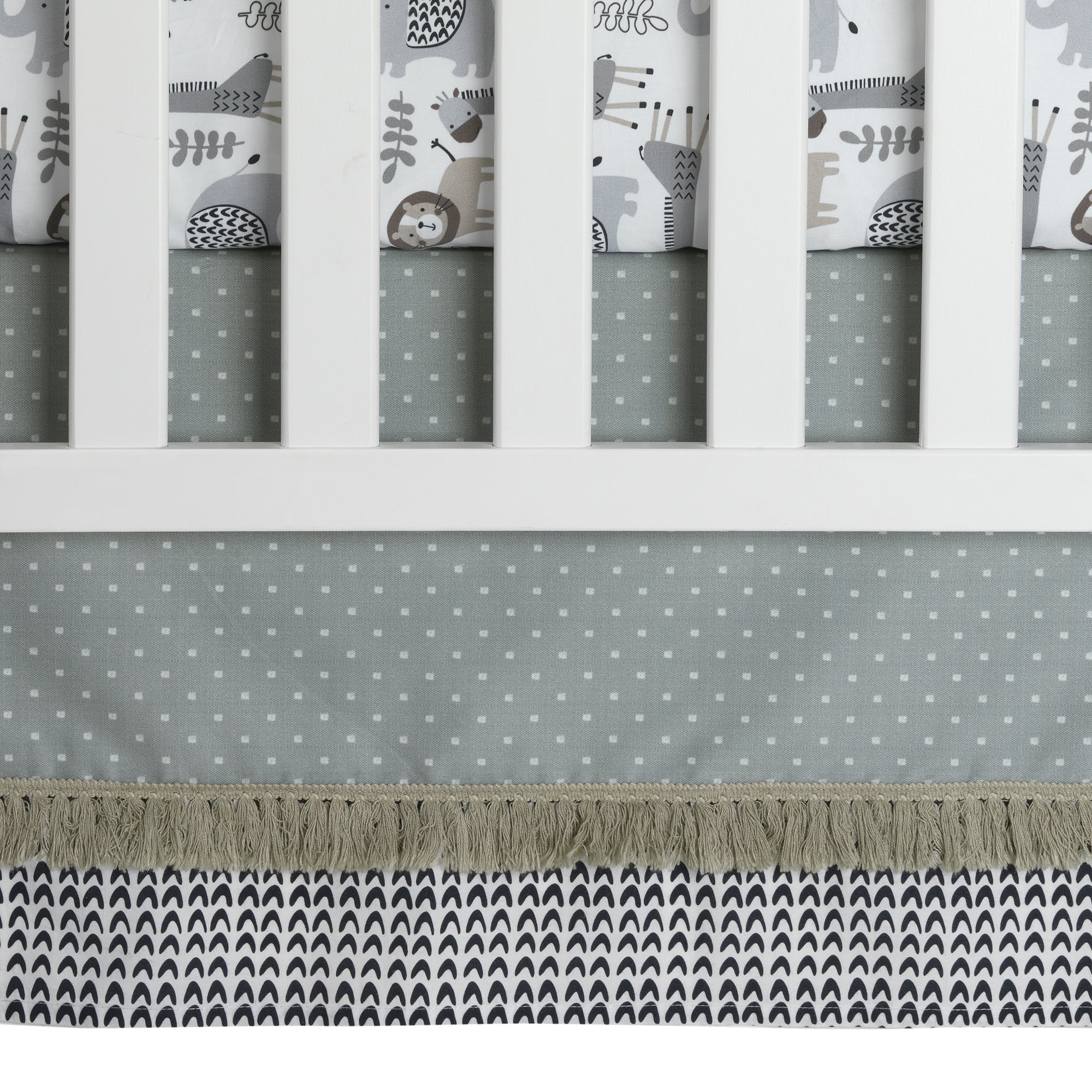 Urban Jungle 4-Piece Crib Bedding Set by Lambs & Ivy