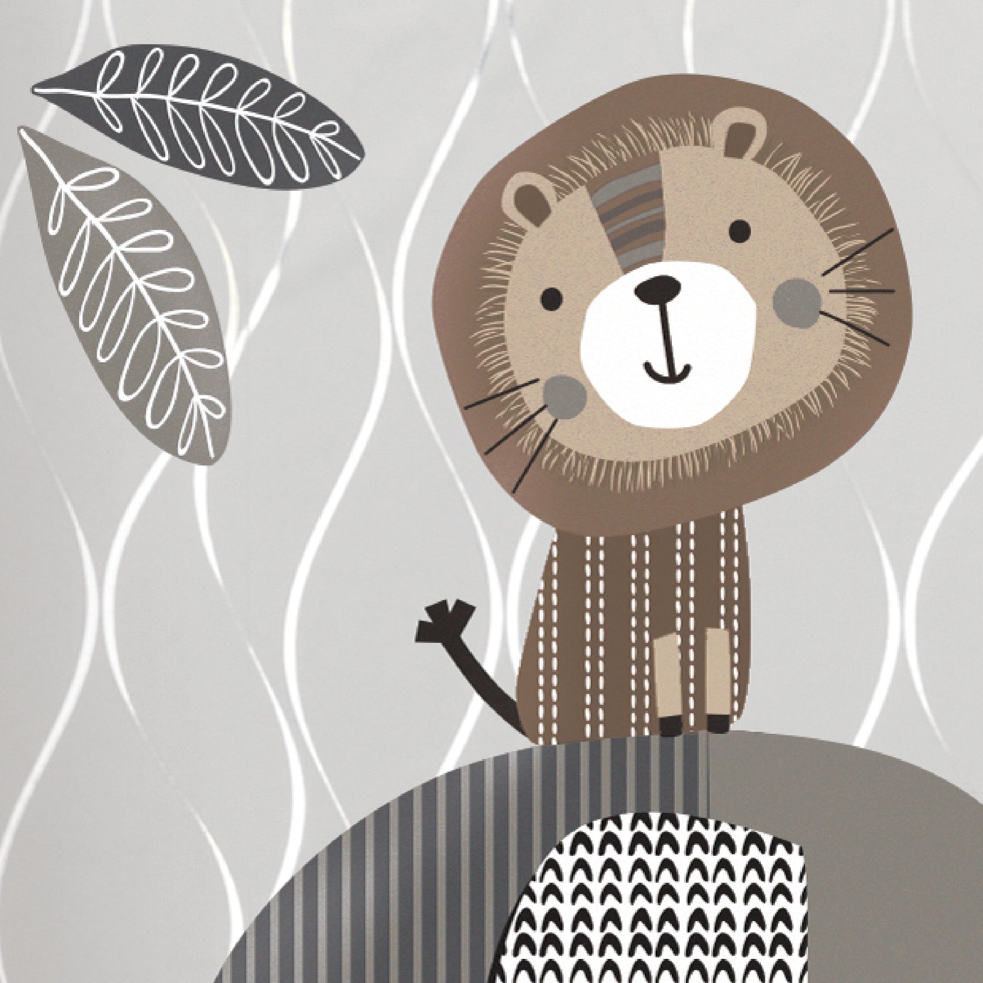 Urban Jungle 4-Piece Crib Bedding Set by Lambs & Ivy