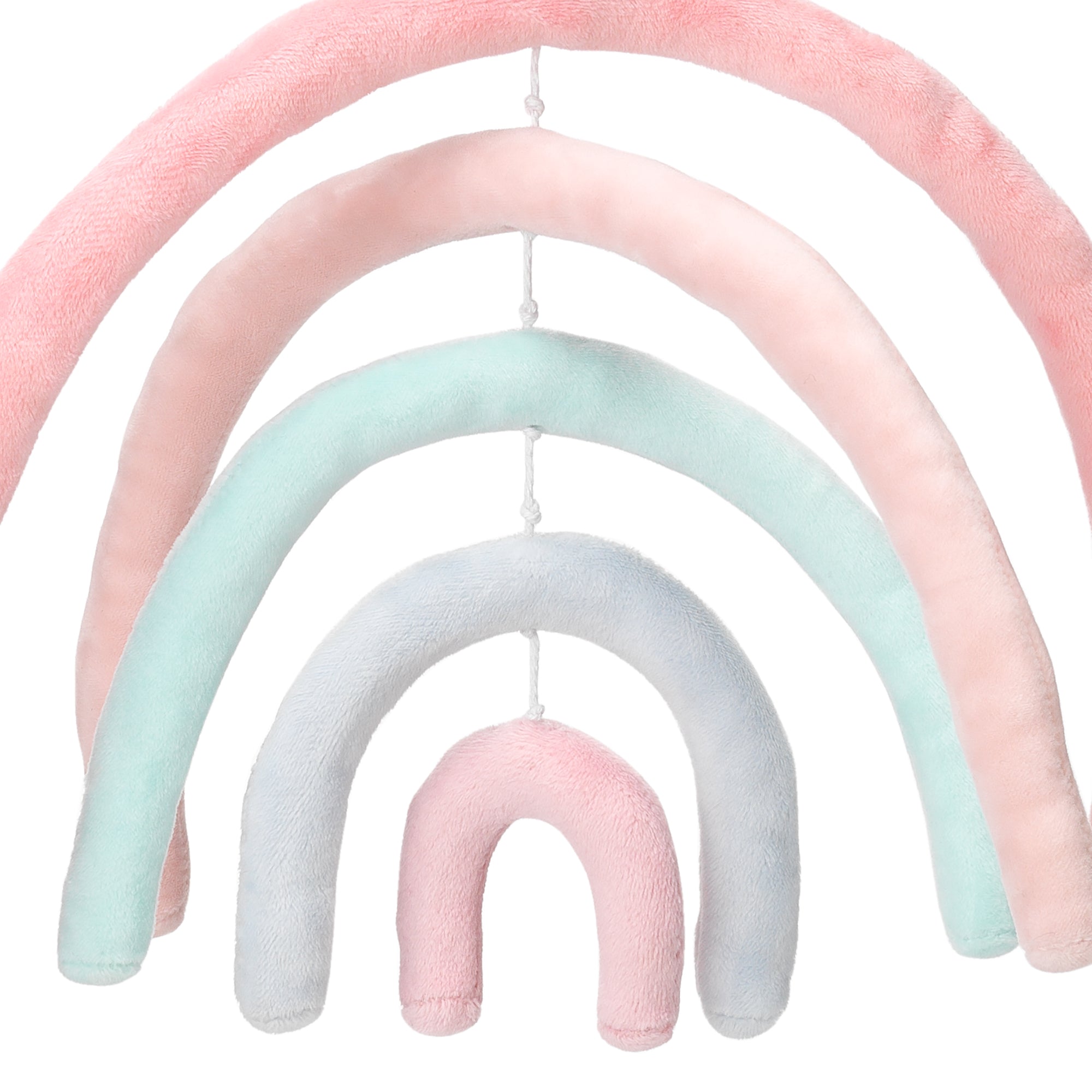 Watercolor Pastel Musical Baby Crib Mobile by Lambs & Ivy