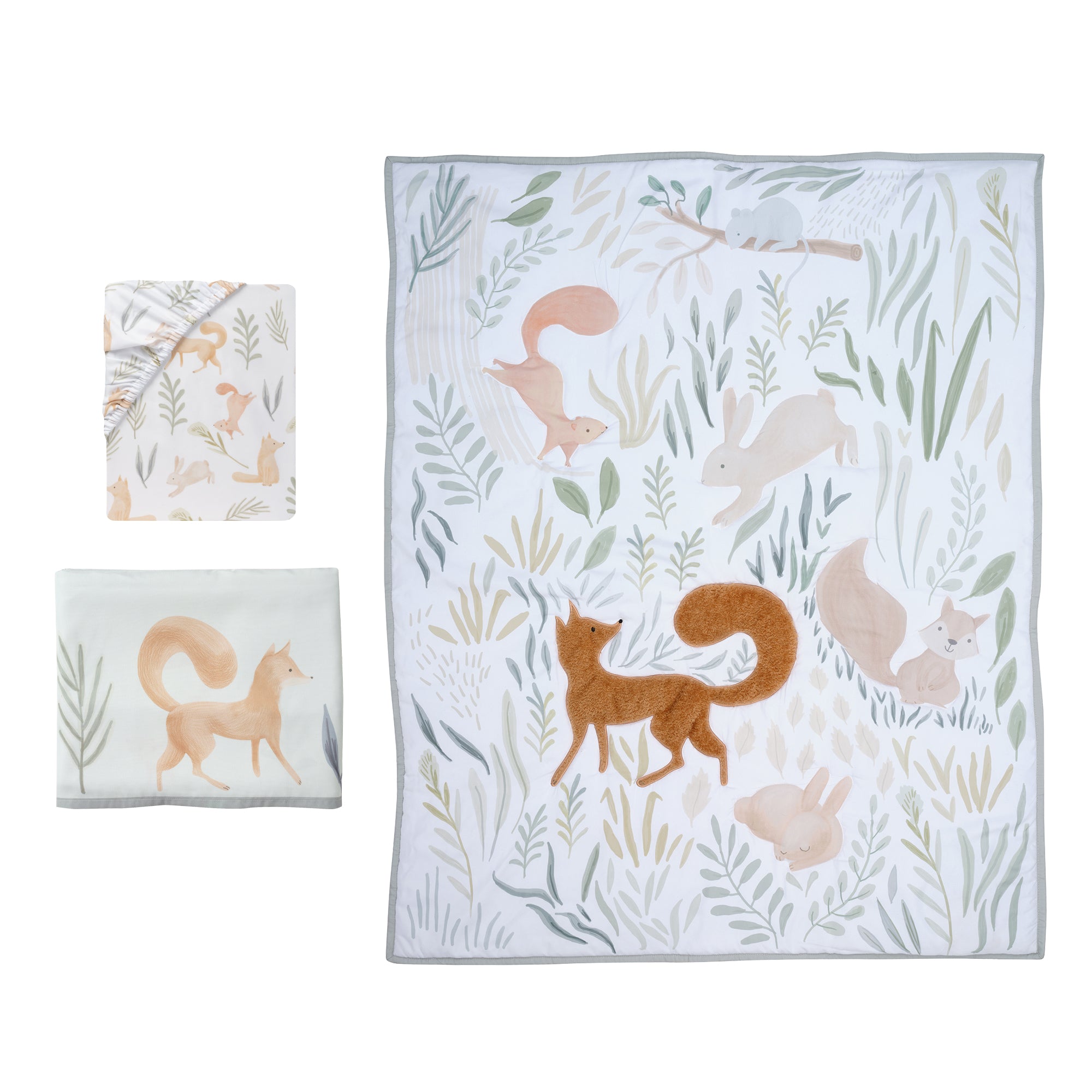 Whispering Woods 3-Piece Crib Bedding Set by Little Lambs & Ivy