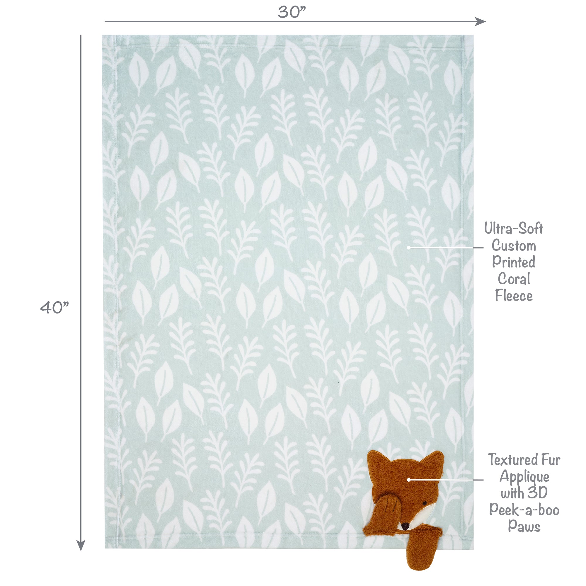 Whispering Woods Baby Blanket by Little Lambs & Ivy