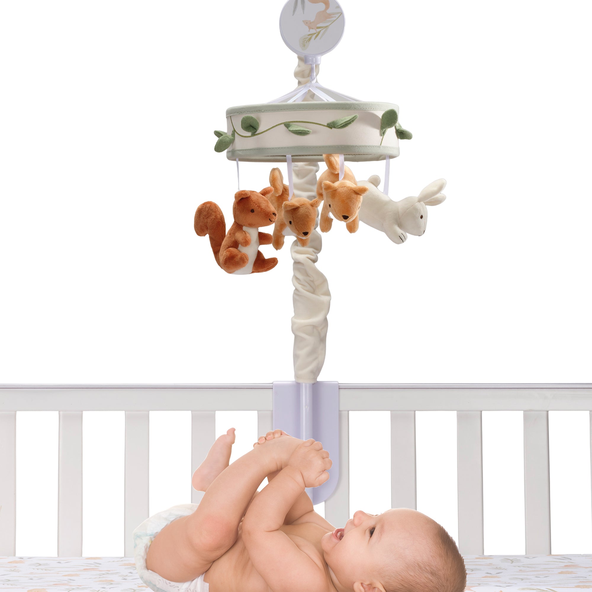 Whispering Woods Musical Baby Crib Mobile by Little Lambs & Ivy