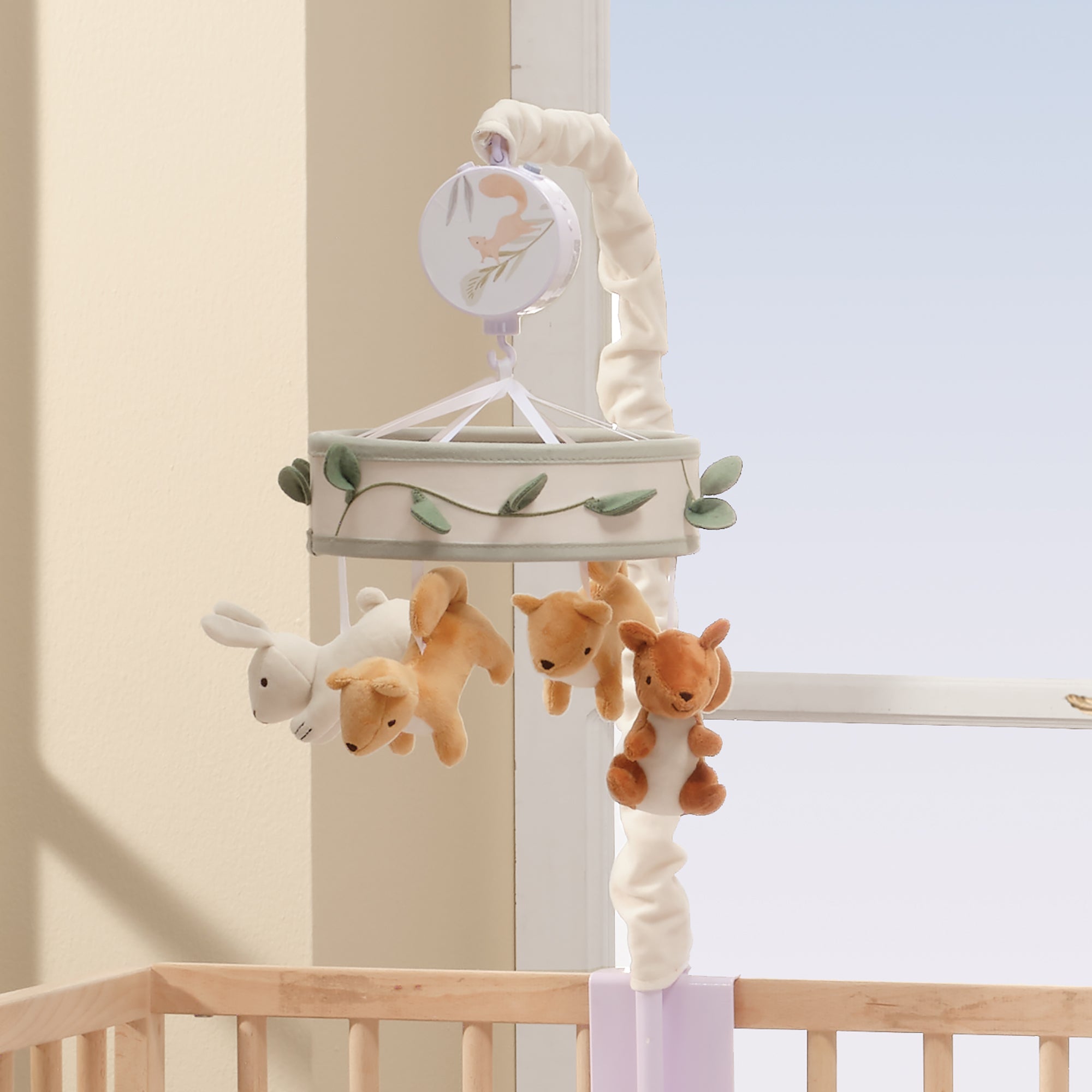 Whispering Woods Musical Baby Crib Mobile by Little Lambs & Ivy