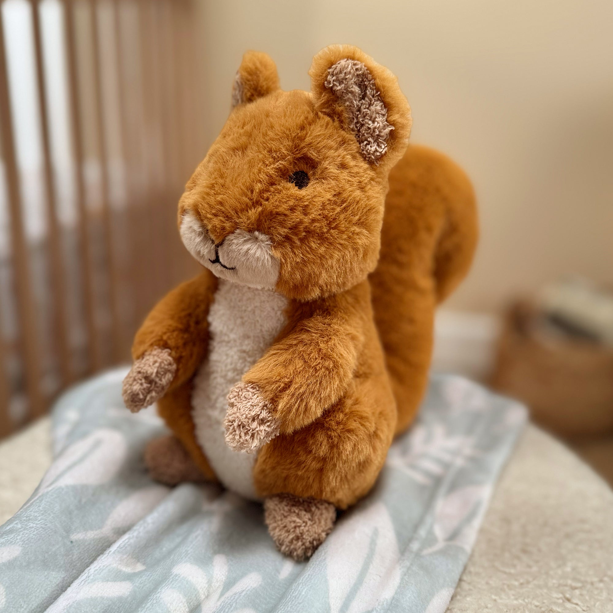 Whispering Woods Plush Squirrel - Chester by Little Lambs & Ivy