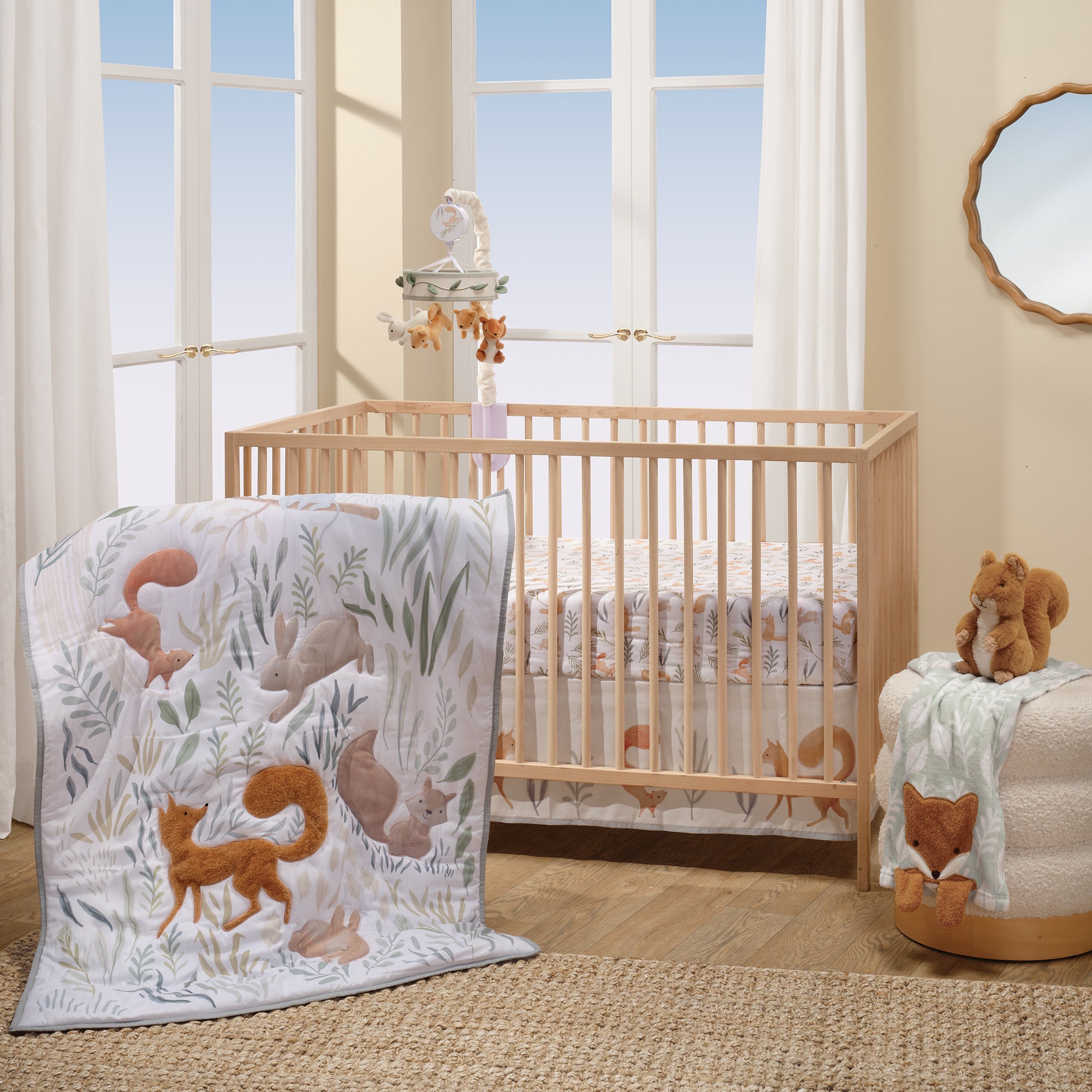 Whispering Woods Plush Squirrel - Chester by Little Lambs & Ivy