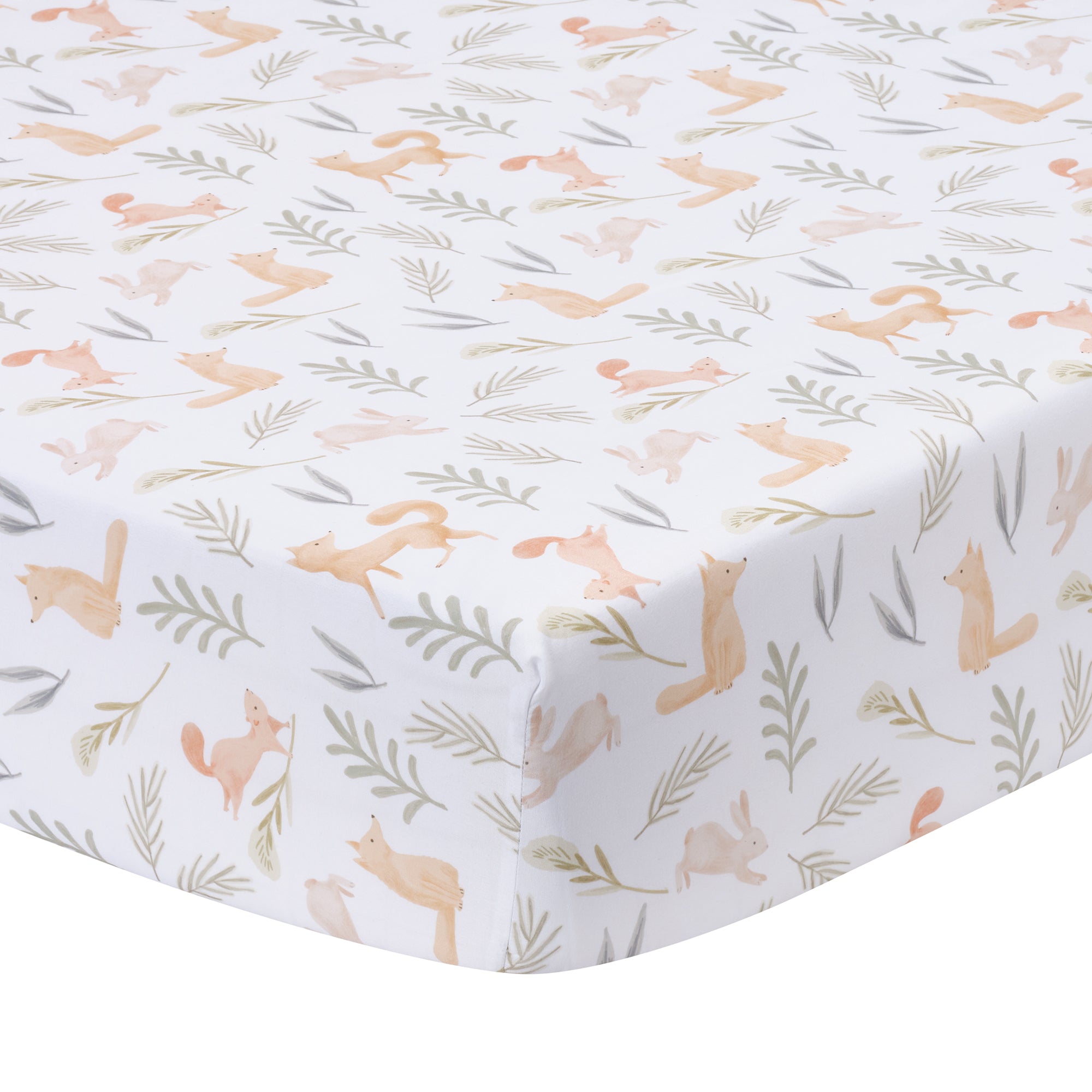 Whispering Woods Fitted Crib Sheet by Little Lambs & Ivy