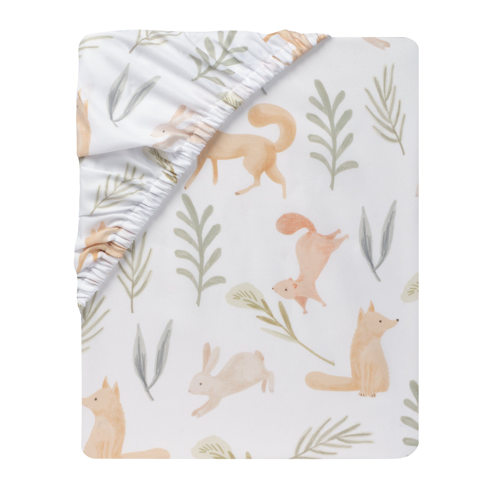 Whispering Woods Fitted Crib Sheet by Little Lambs & Ivy
