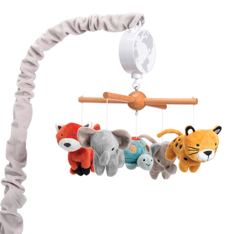 Wild Life Musical Baby Crib Mobile by Lambs & Ivy