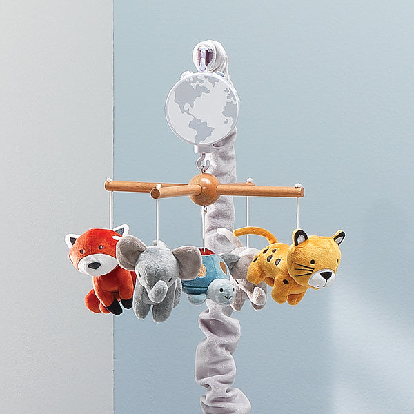 Wild Life Musical Baby Crib Mobile by Lambs & Ivy