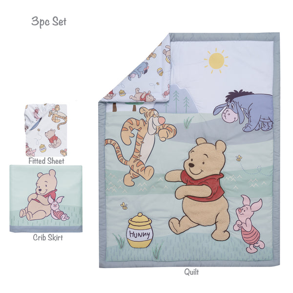 Winnie the Pooh & Friends 3-Piece Crib Bedding Set by Bedtime Originals