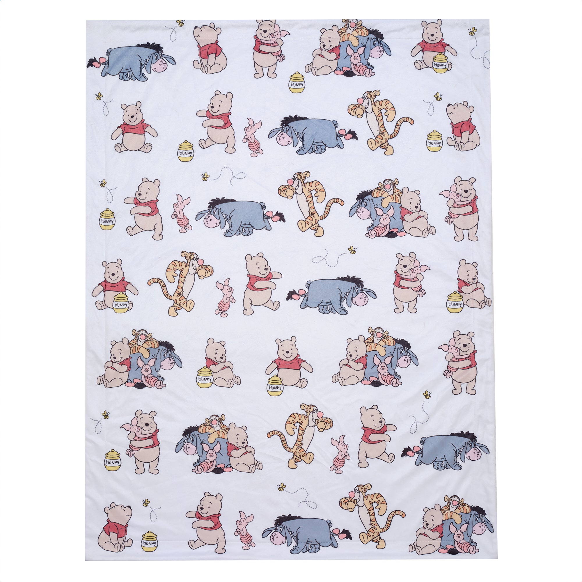 Disney Baby Winnie The Pooh Cream Fleece Appliqued Baby Blanket - Lambs & Ivy Disney Baby Winnie The Pooh Cream Fleece Appliqued Baby Blanket - Lambs & Ivy