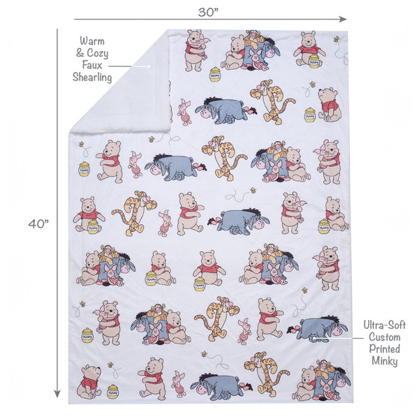 Winnie the Pooh & Friends Baby Blanket by Bedtime Originals