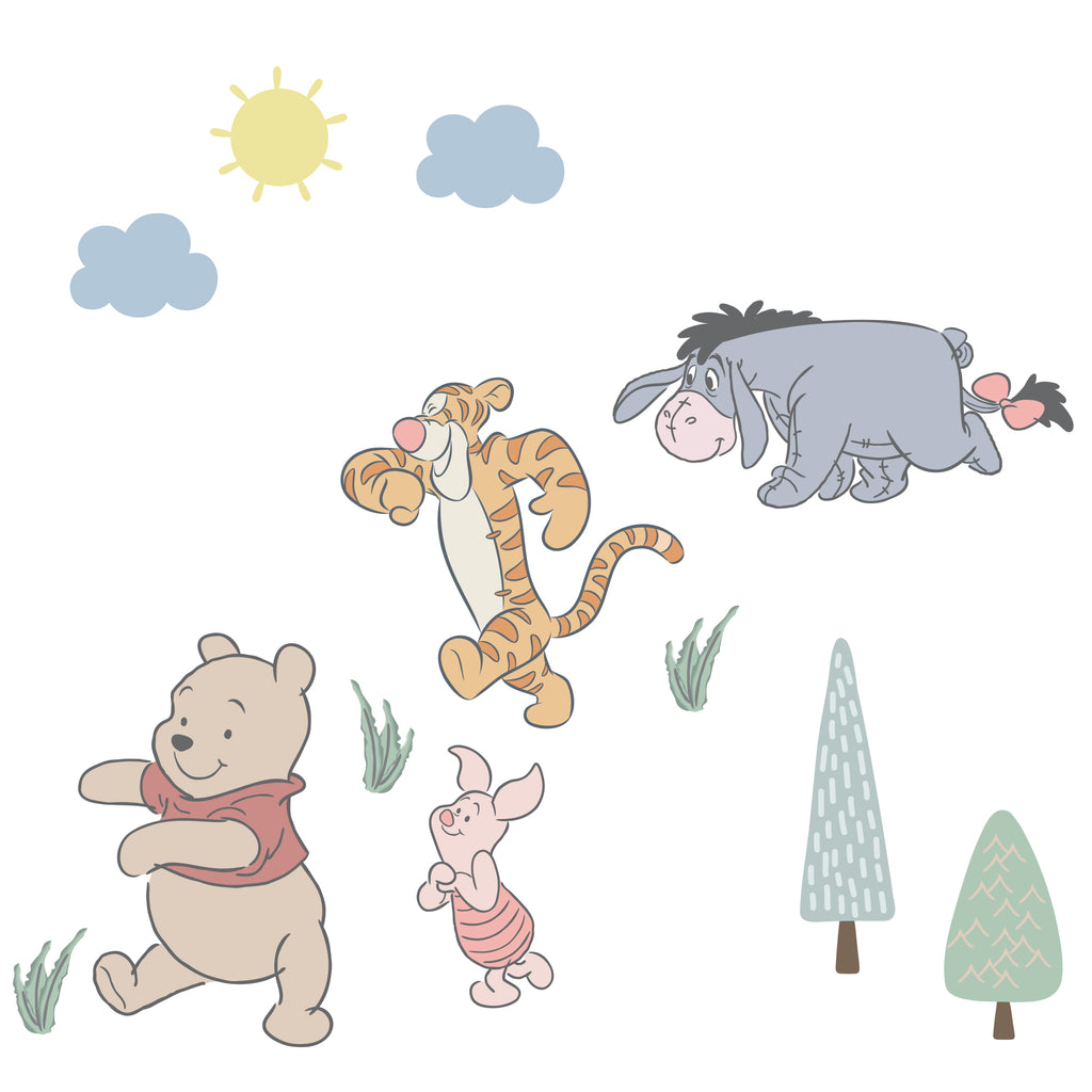 Disney Baby Winnie the Pooh & Friends Wall Decals/Stickers – Lambs & Ivy