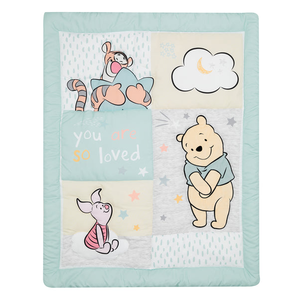 Winnie the Pooh Hugs 3-Piece Crib Bedding Set by Lambs & Ivy