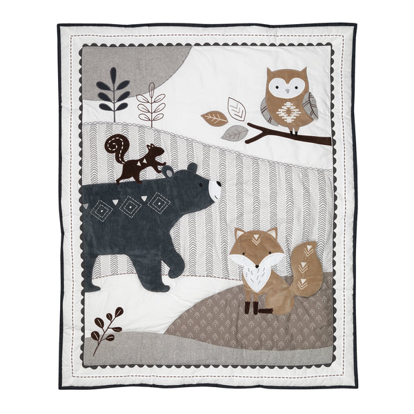 Woodland Forest 5-Piece Crib Bedding Set by Lambs & Ivy