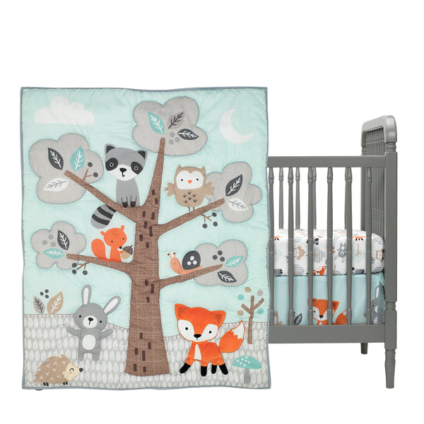 Woodland Friends 3-Piece Crib Bedding Set by Bedtime Originals