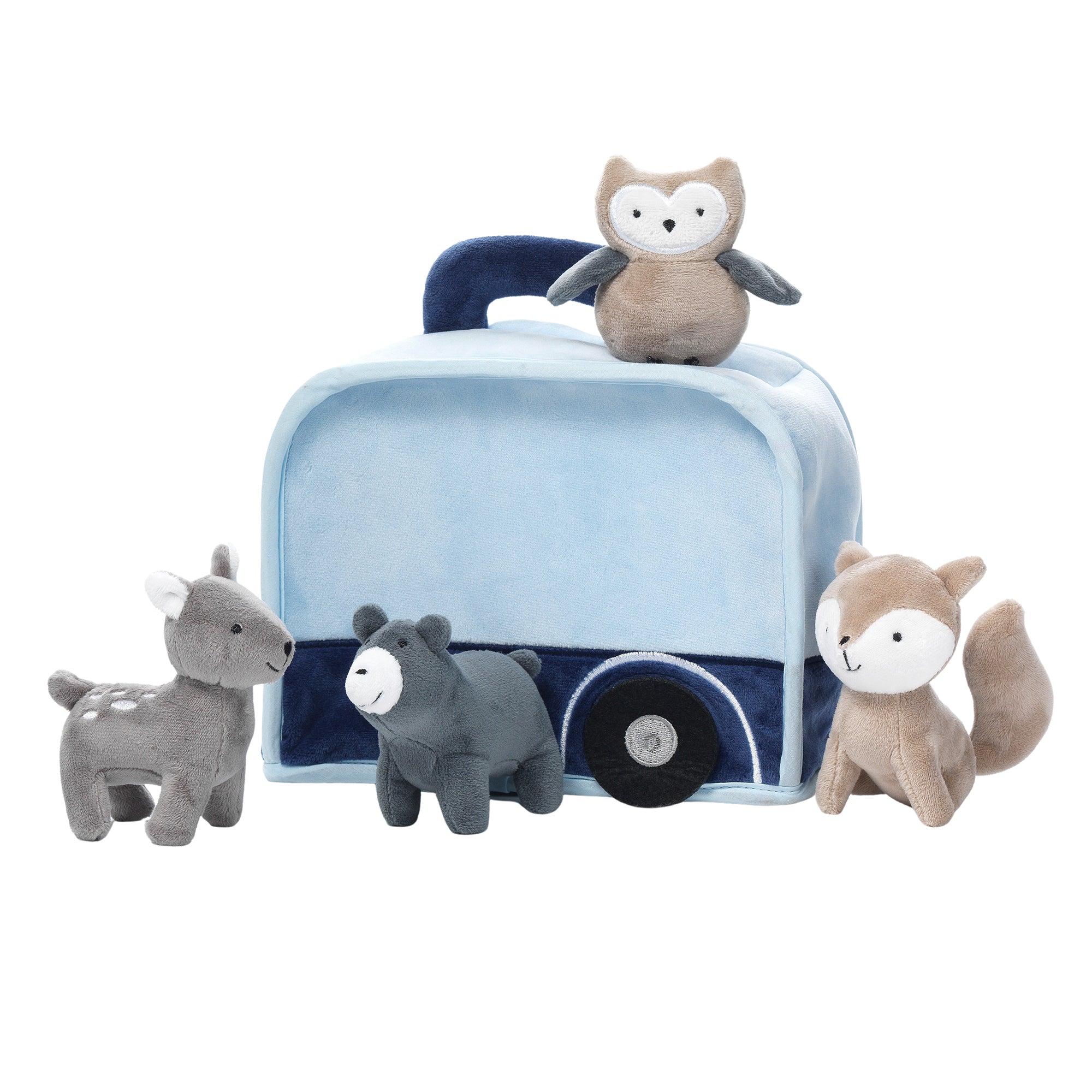 Camper RV Interactive Plush Toy with Animals by Lambs & Ivy